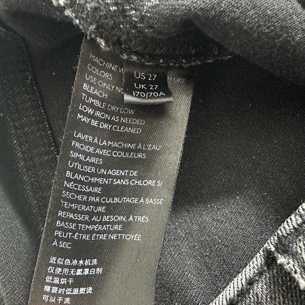 PILCRO & THE LETTERPRESS Sz 27 Jeans High-Rise Ankle Zip Denim Legging Pockets - Picture 11 of 15